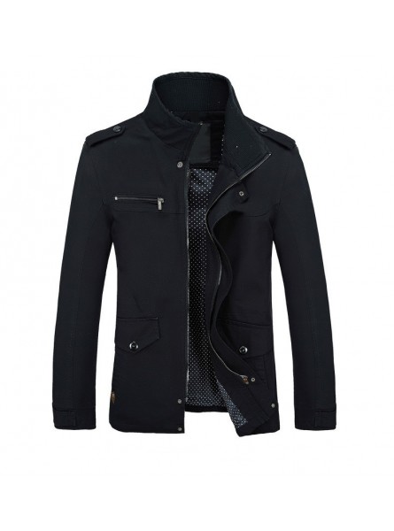 Brand New Arrival Male Jacket Slim Fit High Quality Mens Autumn Clothing Man Jackets Zipper Warm Cotton-Padded