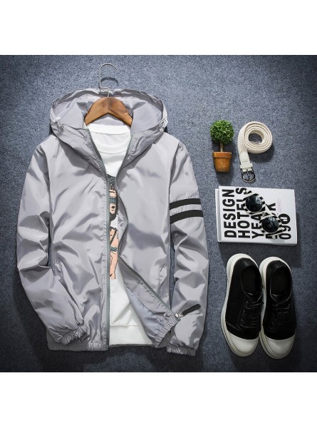 Spring Autumn New Fashion Slim Fit Young Men Hooded Jacket Thin Jackets Brand Casual Windbreaker Top Quality 