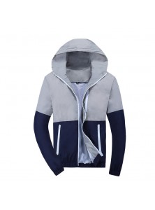 Jacket Men Spring Autumn Fashion Jacket Men's Hooded Casual Jackets Male Coat Thin Men Coat Outwear Couple