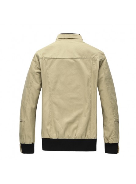 Autumn Spring Jacket Men Casual Coats Middle-Aged Comfortable Jackets 