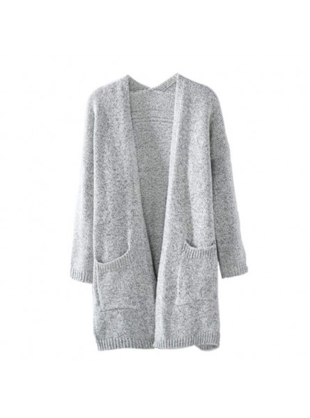 Autumn Winter Fashion Women Long Sleeve loose knitting cardigan sweater Women Knitted Female Cardigan pull femme 