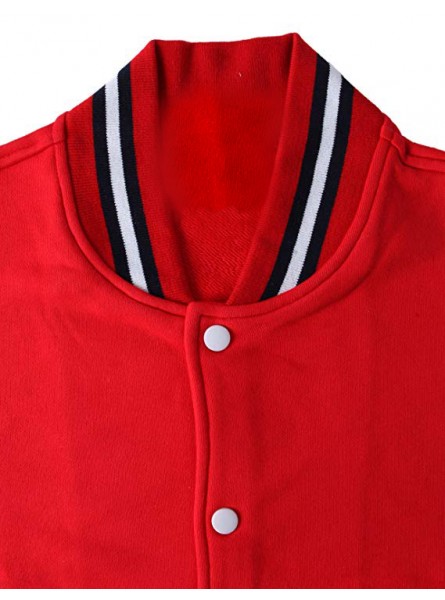 Mens Casual Slim Fit Varsity Baseball Bomber Cotton Lightweight Premium Jacket