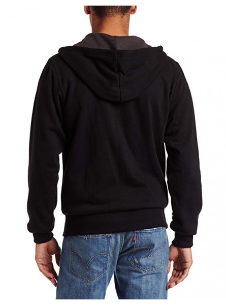 Men's Thermal-Lined Fleece Hoodie