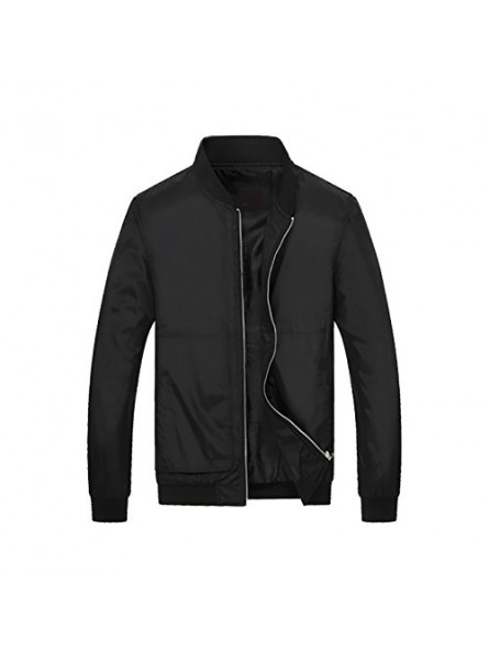 Mens Bomber Jacket Softshell Sportswear Lightweight Slim Jacket Coat