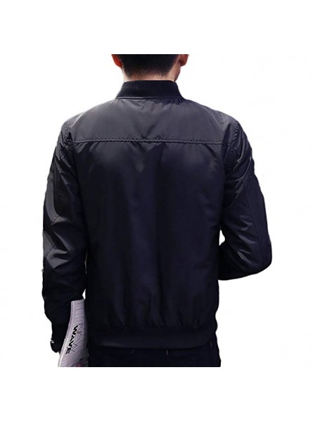 Mens Bomber Jacket Softshell Sportswear Lightweight Slim Jacket Coat