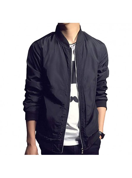Mens Bomber Jacket Softshell Sportswear Lightweight Slim Jacket Coat