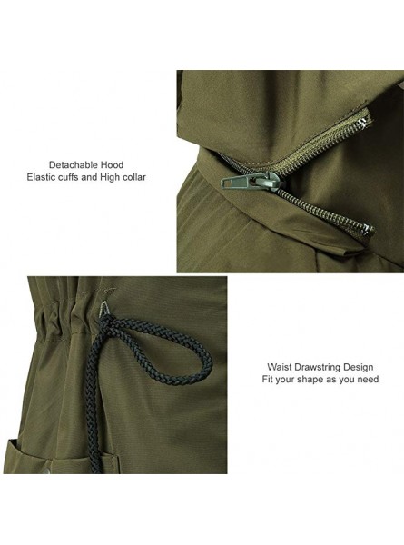 Waterproof Lightweight Rain Jacket Active Outdoor Hooded Women's Trench Coats