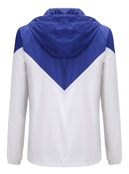 Women's Waterproof Rain Jacket Lightweight Hooded Active Outdoor Raincoat Windbreaker with Pockets